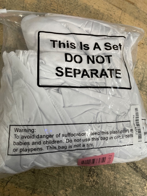 Photo 1 of 10x10ft Wrinkle Free White Backdrop Curtain for Parties Soft Fabric Drapes Wedding White Curtain Backdrop for Birthday Party Decorations Background for Photography 5x10ft, 2 Panels