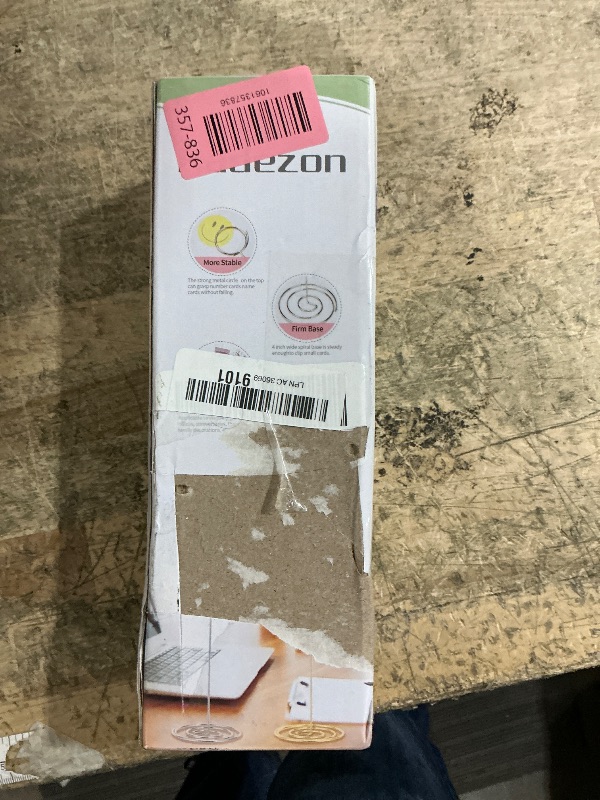 Photo 1 of 10 Pack 8.75 inch Tall Table Number Holders Place Card Holder Table Picture Holder Wire Photo Holder Clips Picture Memo Note Photo Stand (Gold)