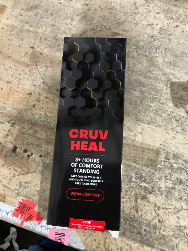 Photo 1 of (New) Work Comfort Orthotic Insoles - Anti Fatigue Shoe Insert Men Women - Low Arch Support - Shock Absorption - Foot Pain Relief - Work Boot Insoles (Black, L)