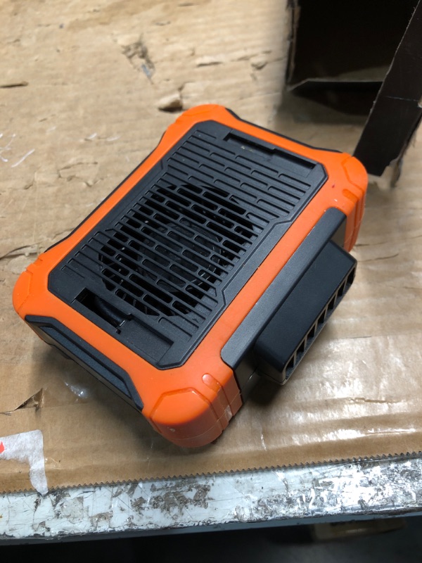 Photo 1 of ***MISSING PARTS***
Koonie 10000mAh Waist Clip Fan with Solar Panel, 30H Working Time, Personal LED Light, Battery Powered Belt Fan, Strong Airflow, 3 Speeds, Body for Outdoor, Working, Camping, Hiking