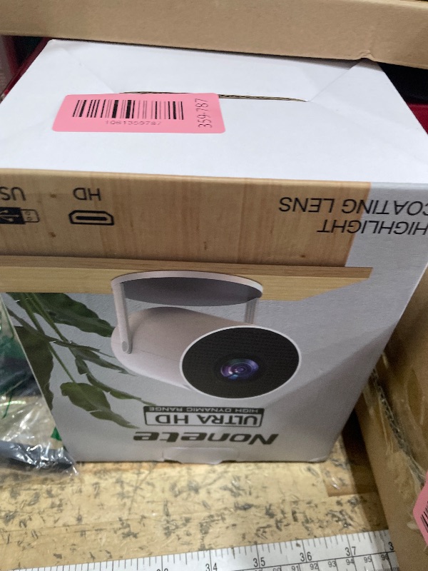 Photo 1 of [2026 Upgraded] Mini Projector Support 4K 1080P FHD Auto Keystone 270° Rotatable with WiFi 6 and Bluetooth 5.2 Projector Portable Compatibile with HDMI/TV Stick/Memory Stick/Laptop,White