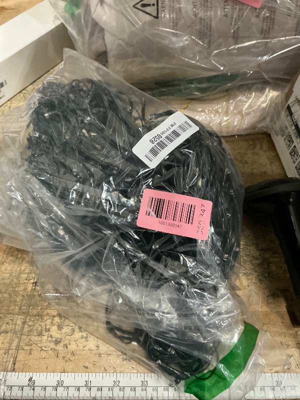 Photo 1 of ****MISSING REMOTE COLORS DISPLAY DIM*** ROSCOO 300 LED String Lights Outdoor, 100FT Multicolor Christmas Lights for Outside with Remote, Timer Memory Function, 8 Modes Waterproof Fairy Lights Plug in, for Xmas Tree Bedroom Patio Party