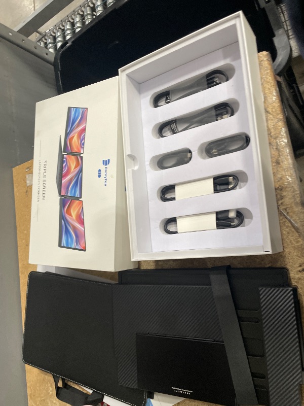 Photo 1 of 
Vixtan Triple Laptop Screen Extender Portable Monitors 14" FHD 1080P Triple Screen Monitor Extender for 13-16.5" Laptops Plug and Play Triple.