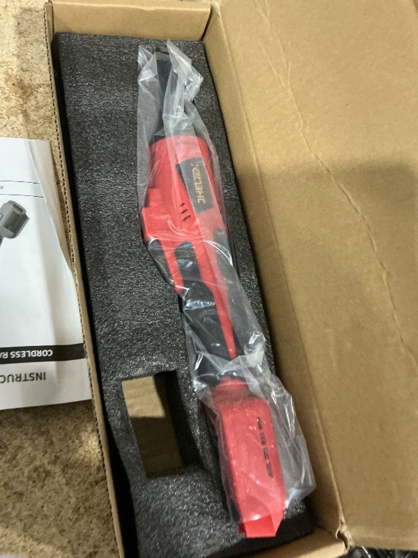 Photo 1 of 3/8 Inch Cordless Ratchet Wrench for Milwaukee M18 18V Battery - 42Ft-Lbs Brushless Motor Electric Ratchet Set with 0-220RPM Variable Speed,8 Sockets,1/4" and 1/2" Adapters,3" Extension Bar(Tool Only)