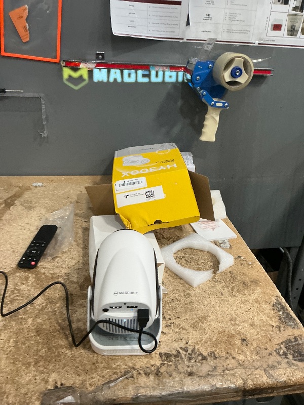 Photo 1 of ?Electric Focus?Projector with WiFi 6 and Bluetooth 5.0, Mini Portable Native 720P with 4K Support, Smart Proyector Built in Android 14, Auto Vertical Keystone, Home Movie Projectors for Outdoor