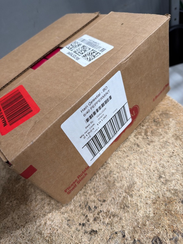 Photo 1 of  case celestial peppermint herbal tea 