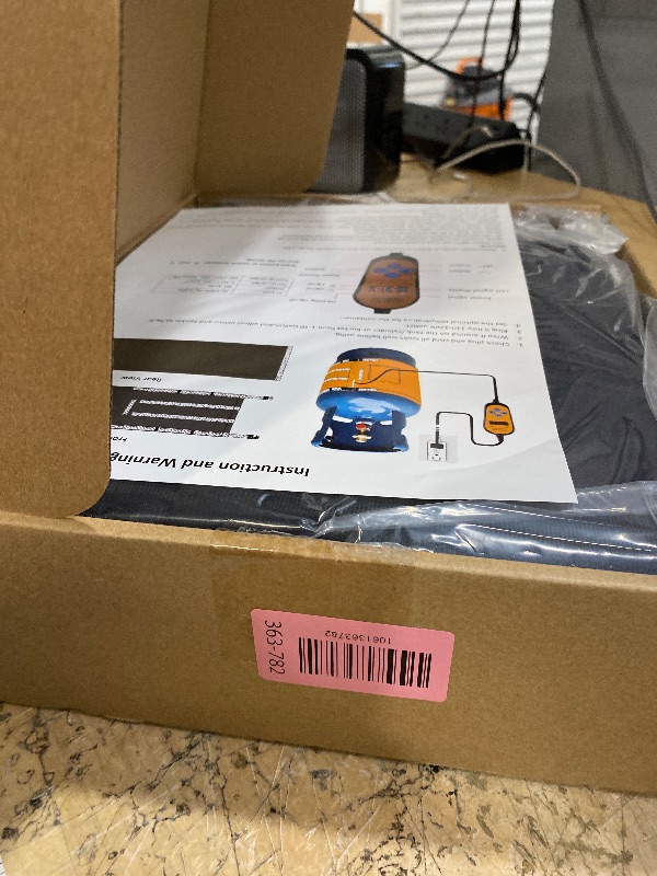 Photo 1 of 1 Pack Propane Tank Heater Blanket Gas LP Cylinder Tank Heater with Thermostat Controller Adjustment 41-122 °F and Timer Function, Propane Buckets Warmer Blanket Fit for 5-40LB Tanks (Black)