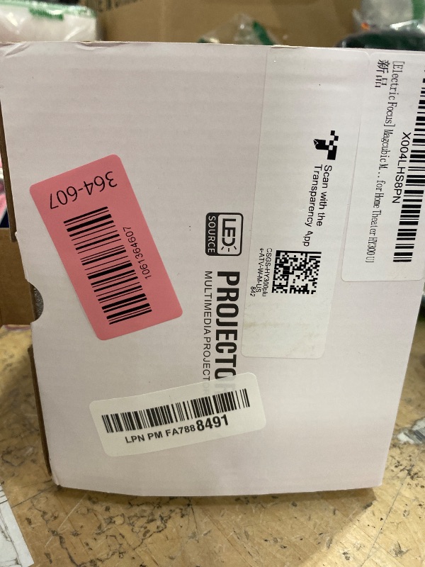 Photo 1 of ?Electric Focus?Magcubic Mini Projector 4K Support, Portable Projector with WiFi 6 and Bluetooth 5.4, Smart Proyector, 5W Soundbase Speaker, 180°Rotation for Home Theater