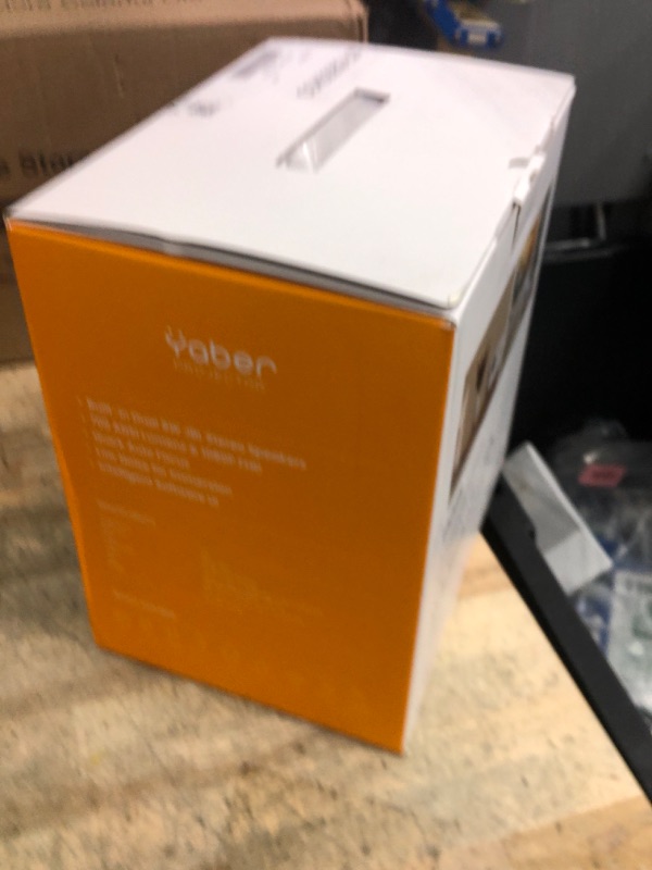 Photo 1 of [Sound by JBL & Seamless Autofocus] Yaber 1080P Projector with WiFi 6 and Bluetooth, Portable Outdoor Movie Projector, Home Theater Projector for iPhone/TV Stick/HDMI/USB/Laptop/PS5-White