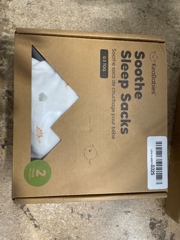 Photo 1 of 2-Pack Organic Baby Sleep Sacks, 100% Cotton - Soft & Breathable 0.5TOG Baby Wearable Blanket, Toddler Sleeping Sack 0-6 months, Easy to Wear Transitional Swaddles for Newborns, Infants(Roarsome, S)