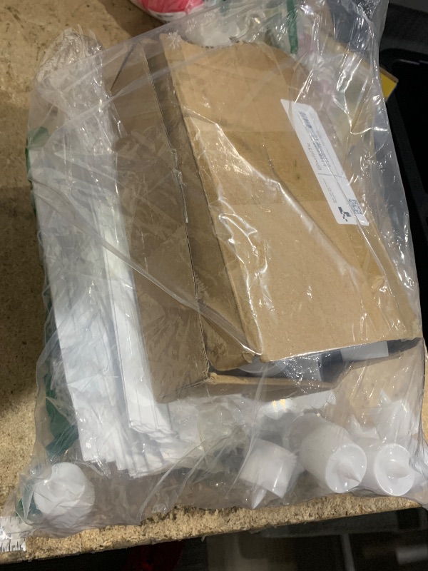 Photo 1 of 2025 New Waterproof 50 Pcs - Luminary Bags with Flameless Candles - Plastics Reusable Luminaries with Led Lights - Christmas Luminary Bags for Outdoors Birthday Wedding Thanksgiving Party Decor