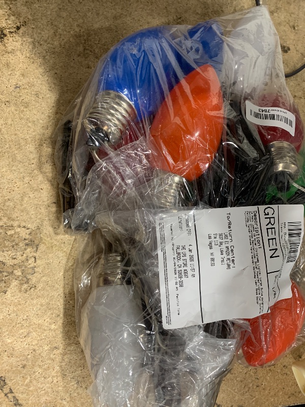 Photo 1 of 10 Pack Jumbo C9 Solar Christmas Lights, Large Bulbs Waterproof Outdoor Christmas Decorations, Solar Powered Lights for Outside Pathway Marker Stakes Yard Garden Walkway Lawn Xmas Decor (Multicolor)