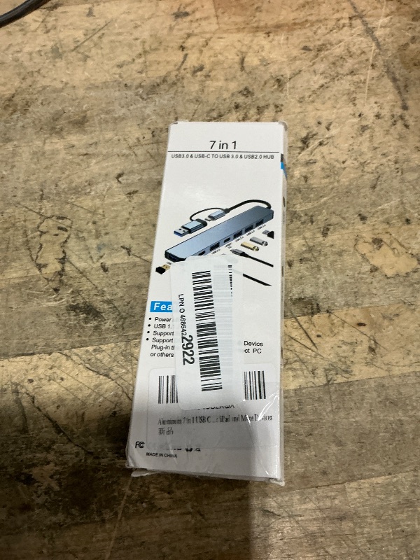 Photo 1 of ?Upgrade? USB C/USB Hub, BERLAT Aluminum 7 in 1 USB C & USB Hub with USB 3.0, USB 2.0 Ports for PC/Laptops/MacBook Pro/Air/iMac/iPad and More Devices