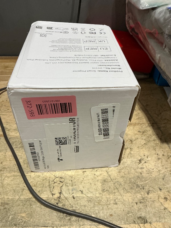 Photo 1 of ?Auto Focus&1080P?Magcubic Mini Smart Projector with 4K Support, Portable Projector with Wifi and Bluetooth, 5W Speaker, Built in Apps, Voice Control, Outdoor Movie Projector