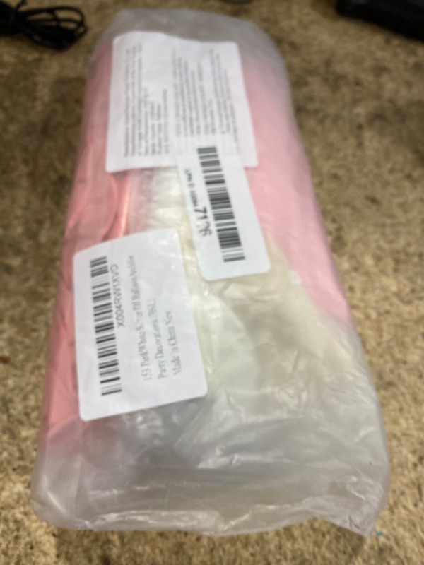 Photo 1 of 153pcs Snowflake Balloon Arch Kit, Pink Silver and White Balloons Clear Snowflake Pearl Silver Print Balloons for Pink Winter Wonderland Christmas Baby Shower Birthday Party Decorations