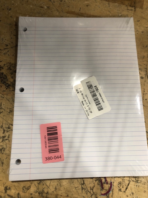 Photo 1 of 150 Sheets Loose Leaf Paper 8 x 10.5 Inch, Notebook Pads, Loose Leaf Paper College Ruled, Double-Sided Printing Lined Paper Notepad, 3-Ring Binders, 75 Sheets Per Pad, Filler Paper for Taking Notes