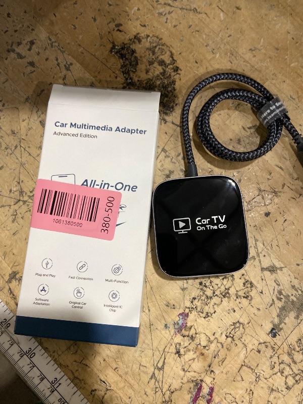 Photo 1 of 2-in-1 Wireless CarPlay Adapter & Car TV Mate Pro 2026 [Anti-Interference, Metal Case] Convert Wired to Wireless Apple Car Play or HDMI for TV Stick, CarPlay TV Adapter for iPhone, Fit for 2016+ Cars