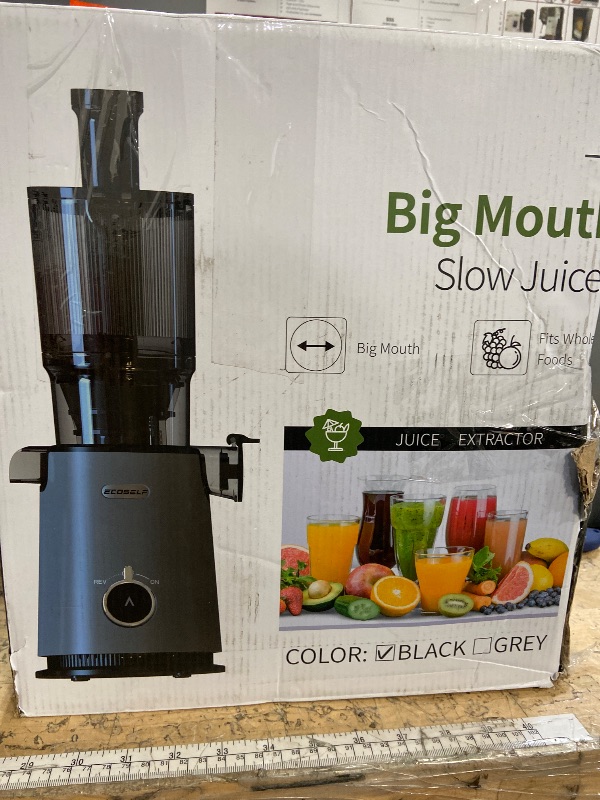 Photo 1 of ***PARTS ONLY*** ***NONFUNCTIONAL*** ECOSELF Juicer Machines Wide Mouth Feed Chute