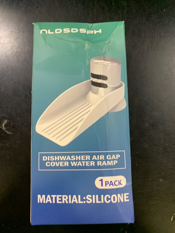 Photo 1 of 1-Pack Dishwasher Air Gap ?Cover Water Ramp Silicone Splash ?Guard, 4° Overflow Spout Extender for Dishwasher,Universal Accessory for Dishwasher Air Gap,Replacement Dishwasher Air Gap(1Black)