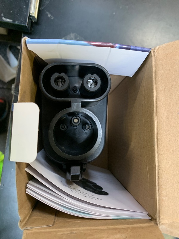 Photo 1 of Lectron NACS to CCS Electric Vehicle Adapter with Interlock - (500A/1,000V) - Compatible with Tesla Superchargers - CCS1 EV Fast Charging with Vortex Plus [Check Automaker for Compatibility] - UL 2252