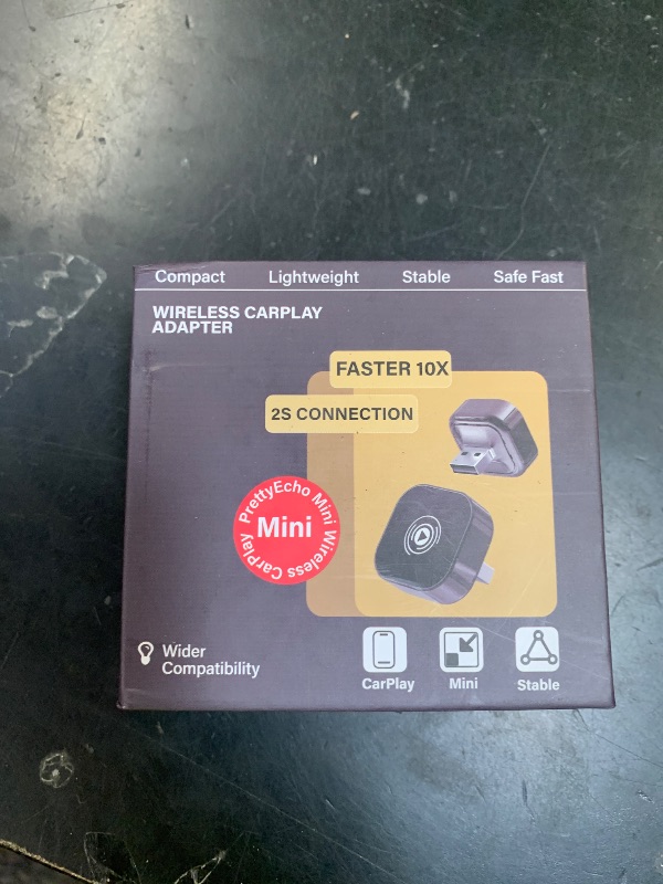 Photo 1 of Wireless CarPlay Adapter for Cars with Built-in Wired Apple CarPlay Plug and Play, Mini-USB Design, Fast Stable Connection, for iPhone with USB/USB-C Port (2025 Upgraded)