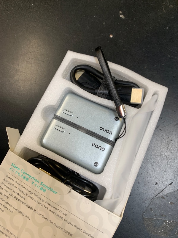 Photo 1 of Llano S850 Upgraded Type-C Wireless HDMI Transmitter and Receiver, 50M, Ultra 4K Decode Input 1080P@60Hz Output, Plug&Play 5G+2.4G and Audio for Phone/Tablet/Laptop/PC to Monitor/Projector/TV Box