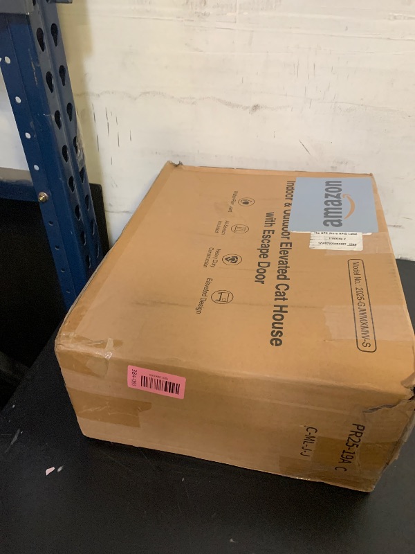 Photo 1 of Indestructible Heated Cat House for Outside Winter, 100% Waterproof, Safe Escape Door, Insulated Outdoor Cat Shelter with Heater for Feral Barn Cat Kitty (Forest Green, 13"x17"x18")