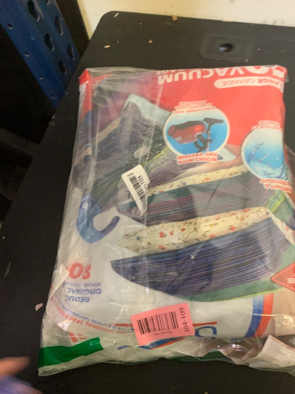 Photo 1 of 10 Pack Large Vacuum Storage Bags for Comforters, Blankets & Clothes – Vacuum Sealed Compression Bags with Hand Pump – Space Saver Storage Bags for Bedding, Moving, Travel & Organization