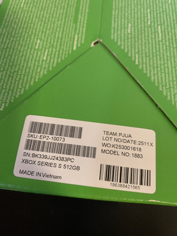 Photo 1 of Xbox Series S - All Digital Gaming Console - 512GB SSD - Includes Wireless Controller - 120FPS (Renewed Premium)