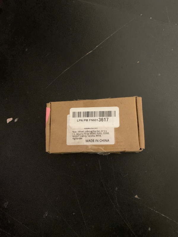 Photo 1 of 00276-00900 Wheel Lock Lug Nut Set, M12 x 1.5, Security Fit for RX350, IS250, ES350, NX200T, Camry, Tacoma, RAV4, Highlander