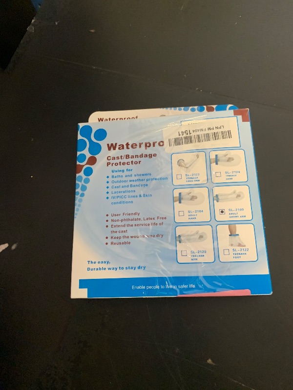 Photo 1 of Waterproof Cast Cover for Shower Arm Adult - Medical Grade Material Hand Wrist Elbow Protector - Watertight Bandage Bag for Wound Care Recovery - Broken Arm Must Haves Post Surgery Gift [2026 Upgrade]
