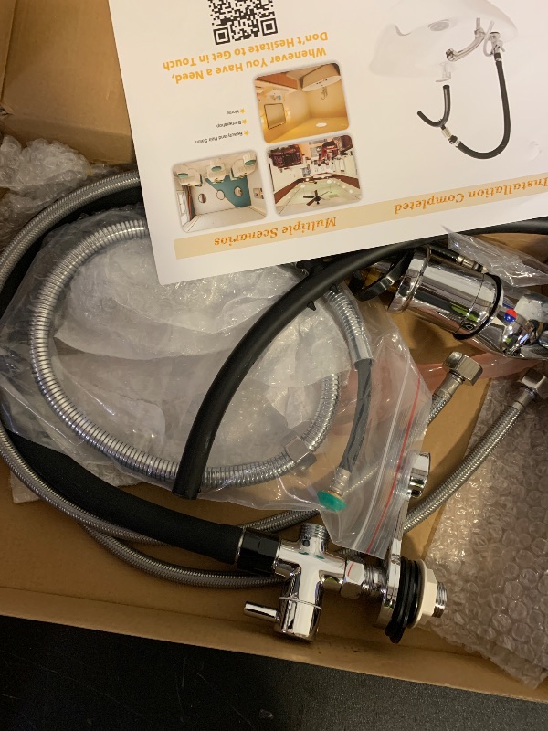 Photo 1 of Head Spa Tools - Shampoo Bowl Waterfall Accessories with Y-shaped Water Outlet, Shower Head, Hair Spa Attachment for Barber Station, Home & Salon Use