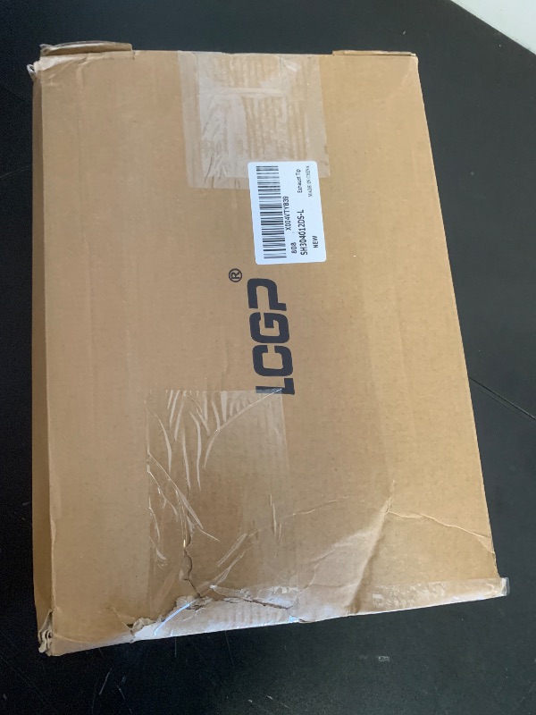 Photo 1 of LCGP Dual Exhaust Tip 3 inch Inlet 4 inch Outlet 12" Length Universal Polished 304 Stainless Exhaust Tip Tailpipe for Car Truck Double Wall Weld-on Angle Cut (Left)