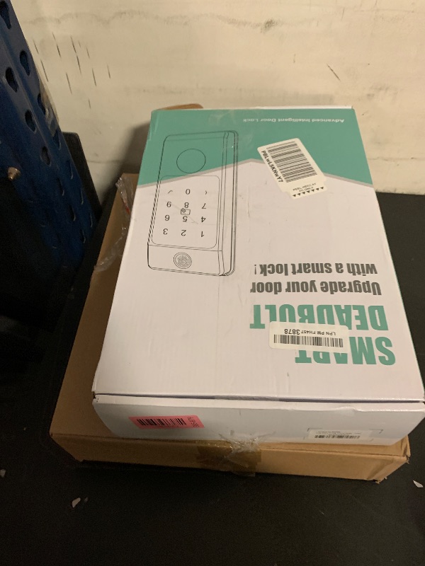 Photo 1 of WiFi Smart Locks for Front Door, Miuedo Front Door Lock Sets, Handle Sets with Electronic Keypads, Keyless Entry, Fingerprint Deadbolt, Auto Lock Digital Lock (Black)