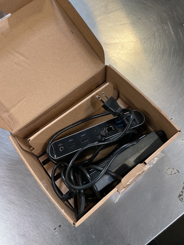 Photo 1 of Belkin Thunderbolt 4 Docking Station with 90W Power Delivery for MacBook & Windows - 8K/Dual 4K Display, Thunderbolt 4 Cable, HDMI, Ethernet, SD & Audio Ports, Gray