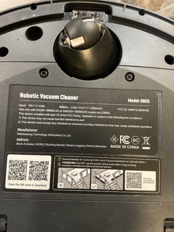 Photo 1 of Robot Vacuum and Mop Combo, Robotic Vacuums Cleaner with LiDAR Navigation, Smart Mapping, Strong Suction, with WiFi/App/Alexa/Voice Control, Obstacle Avoidance, for Home, Wood/Hard Floors, Pet Hair