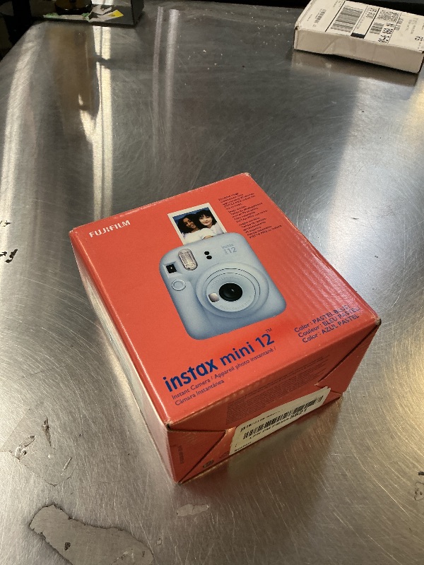 Photo 1 of Fujifilm Instax Mini 12 Instant Film Camera - Pastel Blue