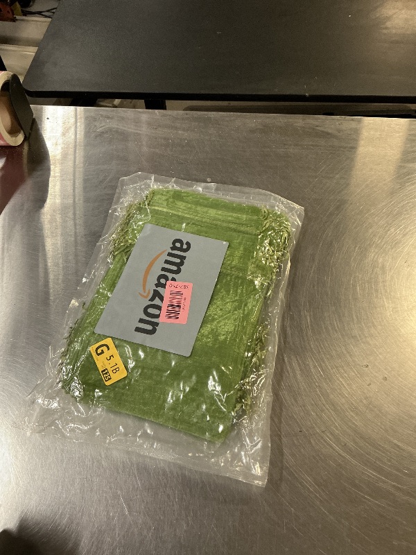 Photo 1 of 100pcs Fruit Protection Bags 6x9 inch, Green Netting Cover Bags Drawstring Mesh Fruit Protectors Pest Barrier for Tomato Mango Trees Veggies Garden