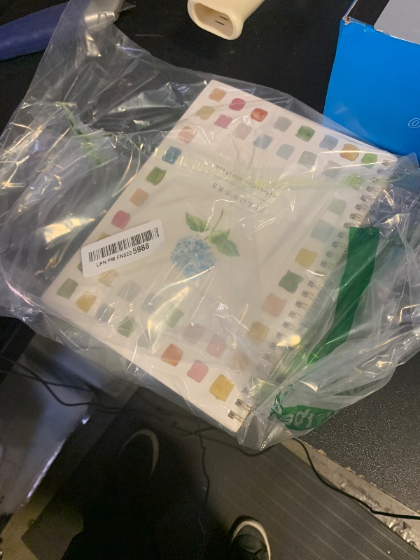 Photo 1 of **PARTIAL SET--NO PAINT--**Watercolor Workbook – Water Coloring Book, Beginner Watercolor Painting Kit Paint Set Workbook with 12 Watercolor Paints & Brush (Flower A)