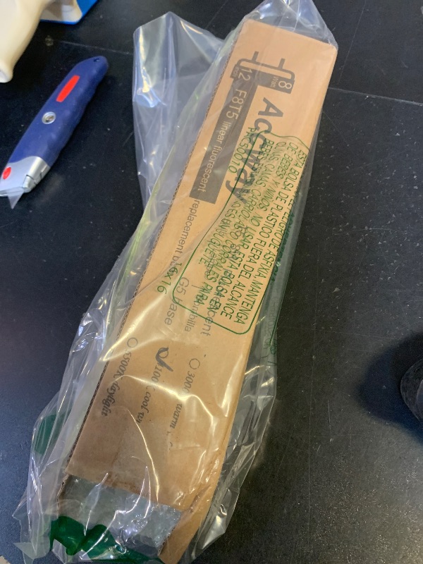 Photo 1 of Accway (6 Pack) F8T5/CW 4100K 12’’ Linear Fluorescent Light Bulb, 8W Cool White T5 Tube, G5 Mini Bi Pins Base Replacement for Under Cabinet Light, RV, Closet