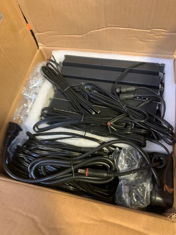 Photo 1 of ZZXX 12W Retaining Wall Lights LED Hardscape Lighting Low Voltage Step Lights Warm White Waterproof Outdoor LED Landscape Lighting for Front Door Yard Garage Deck Step with Photocell Sensor 7.8 Inch