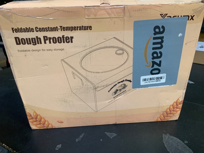 Photo 1 of Foldable Bread Proofing Box for Sourdough,50°F-130°F Temp Controlled Dough Proofer with 1-12H Digital Timer,Electric Proofing Container Sourdough Bread Baking Supplies for Home Baking,Yogurt Making