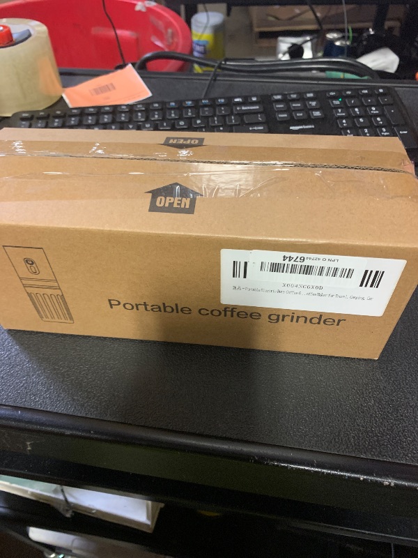 Photo 1 of All-in-one Pour Over Coffee Maker Portable Electric Burr Coffee Grinder, Rechargeable Coffee Bean Grinder Conical Burr, Battery Powered Cordless Portable Coffee Maker for Travel, Camping, Car