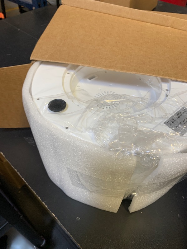 Photo 1 of PLOSIF Foldable Towel Warmer for Bathroom, 21L Large Capacity Hot Towel Warmer - Fits 2 Oversized Towels, Blankets, Bathrobes, Spa-Like Towel Heater with 4 Timers, Auto Shut Off and Ambient Lighting