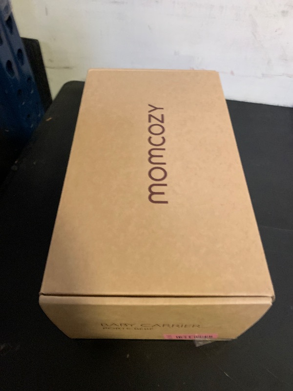 Photo 1 of *********READ CLERK NOTES*********
Momcozy Baby Carrier with Natural Cotton Linen, Built to Last, Ergonomic Design, 7-45lbs for Infant and Toddler, Lightweight and Comfortable, Hands-Free for Moms&Dads, BLACK