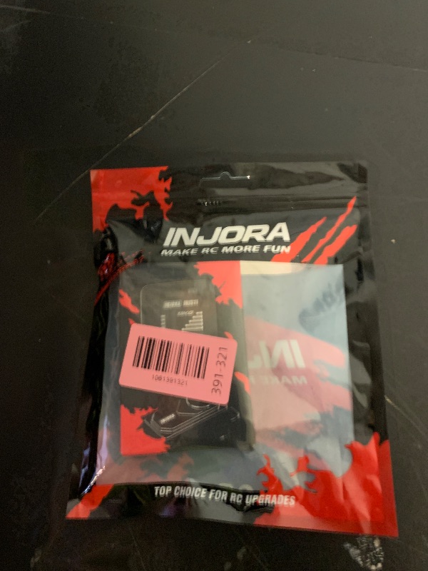 Photo 1 of INJORA Coreless High Torque Micro Servo with Mount and Servo Horn for TRX4M TRX4MT 1/18 RC Crawler Upgrade Parts(Black)