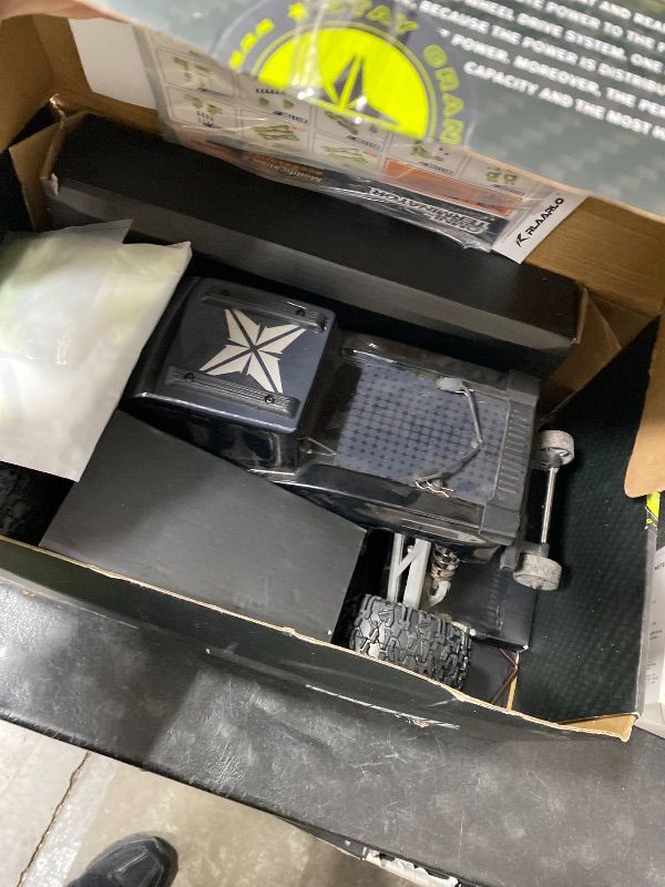 Photo 1 of RIAARIO 1/10 Brushless RC Cars, Monster Truck, 50+ MPH, 4WD, Waterproof, Carbon Fiber, Black, Ages 8+