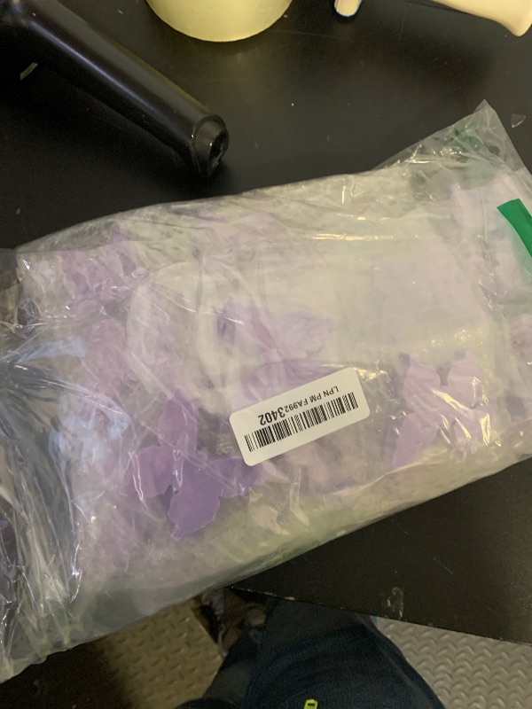 Photo 1 of Dunzy 30 Set Butterfly Theme Baby Shower Favors for Guests Butterfly Soap Favors with Thanks You Cards Gender Reveal Baptism Party Decorations Wedding Souvenirs (Purple)