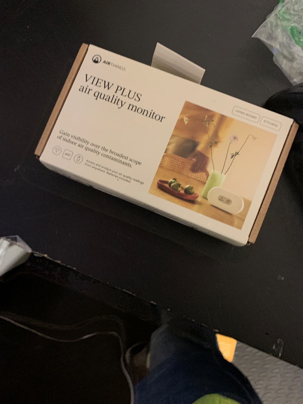 Photo 1 of Airthings 2960 View Plus - Battery Powered Radon & Air Quality Monitor (PM, CO2, VOC, Humidity, Temp, Pressure)