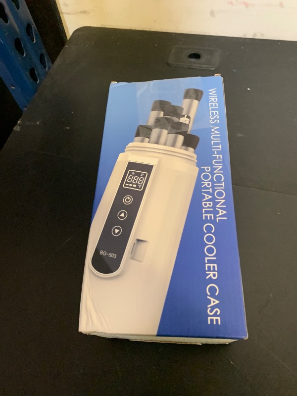 Photo 1 of Hopelake Insulin Cooler Travel Case, Portable Insulin Refrigerator(4-7 Pens), Medication Travel Cooler with Temp Display(32?-68?), USB Charging/Dedicated Backup Power/Portable Cup Sleeves